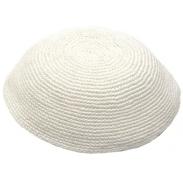 Dmc Kippah 18 cm- White
