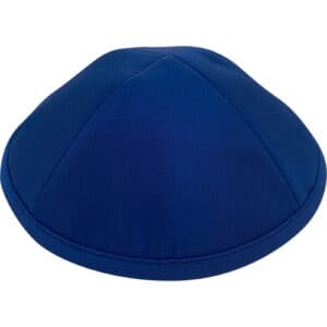 Elegant Blue Kippah Size 3 18 cm