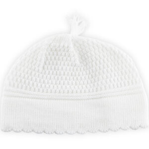 Nachman Kippah White 22 cm