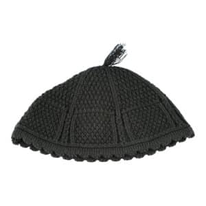 Black Nachman Kippah 22 cm