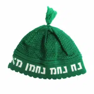 Frik Kippah "nachman" 24 Cm- Green