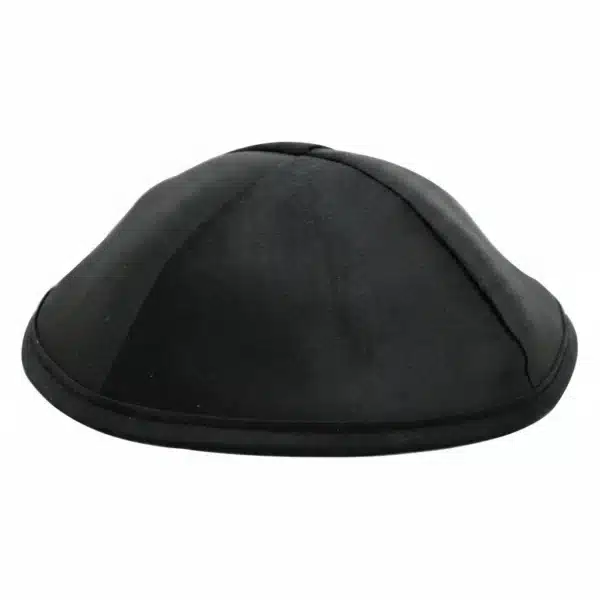 Satin Kippah "Artman" 20cm- Black