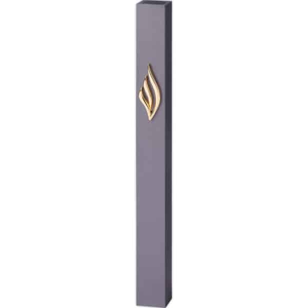 Aluminum Mezuzah 15 cm-with Metal Shin - Dark Gray