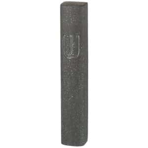 Polymer "Concrete" Mezuzah 12 cm, Dotted Black