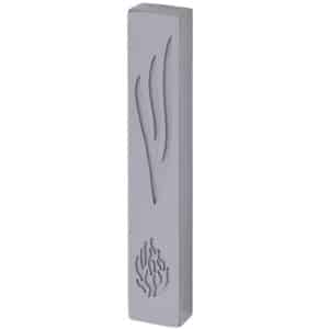 Polymer "Concrete" Mezuzah 20 cm, Stone - Like, Gray Color
