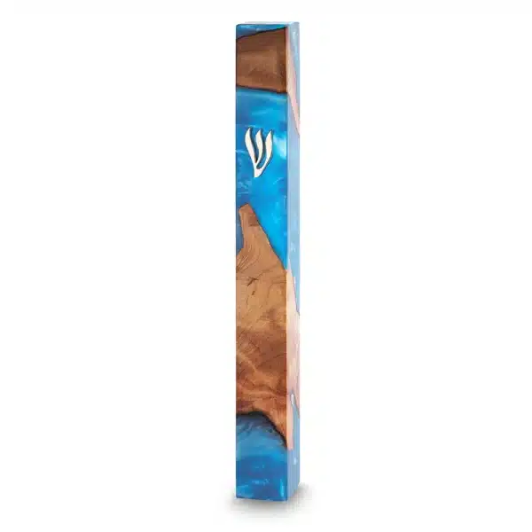 Epoxy Mezuzah 20 cm - Turquoise