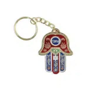 Keyholder 3.5cm- Red "Mazal" Inscription in Russian