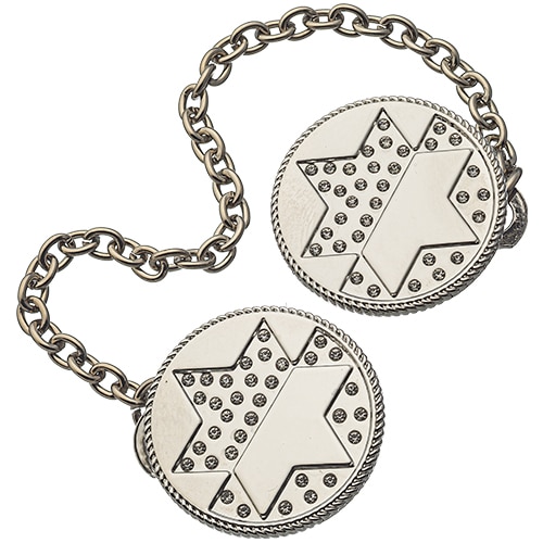 Nickel Tallit Clips 9 cm