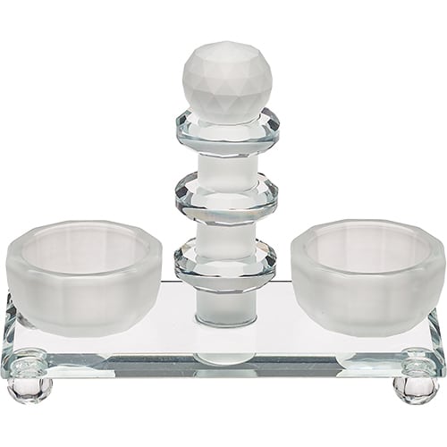 Crystal Salt & Pepper Holders 13 cm