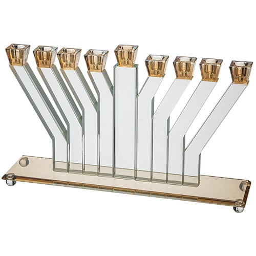 Crystal Elegant Menorah 21*33 cm