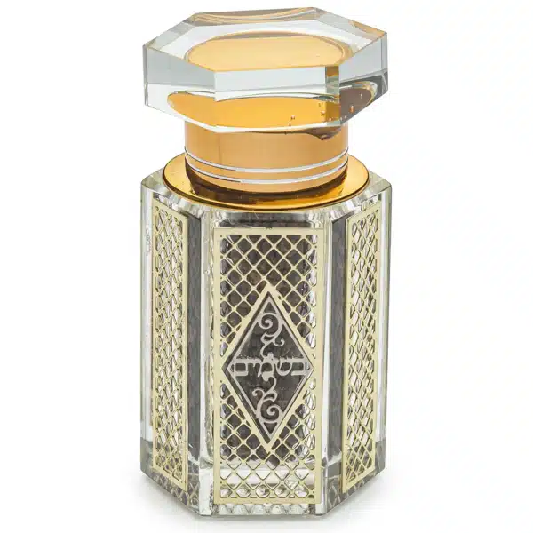 Crystal Besamim Holder 8.5*5 cm with Plaque- Ornaments