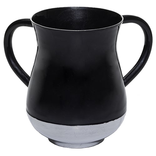 Aluminium Washing Cup 13 cm - Black