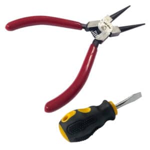 Tool Set Contains Screwdriver and Pliers