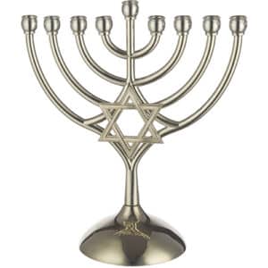 Metal Menorah 18*16 Cm-magen David