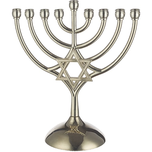 Metal Menorah 18*16 Cm-magen David