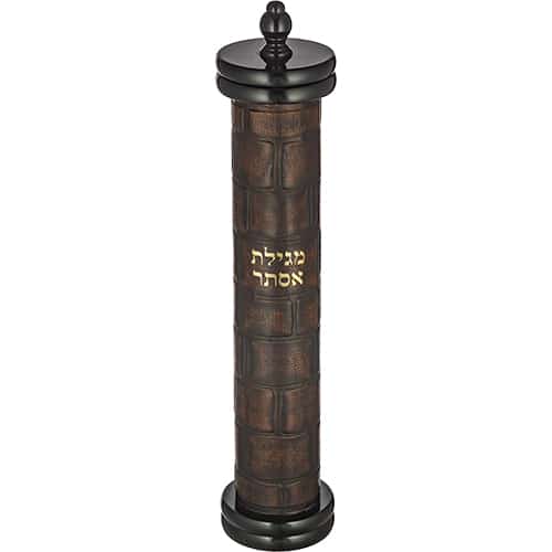 Ashkenaz Megilah Case with Plaque Size 39