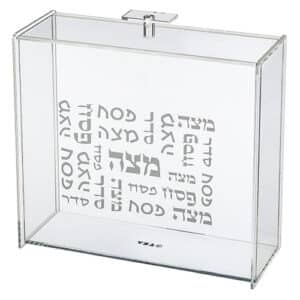 Clear Lucite Stand for Matzah 23*21 cm