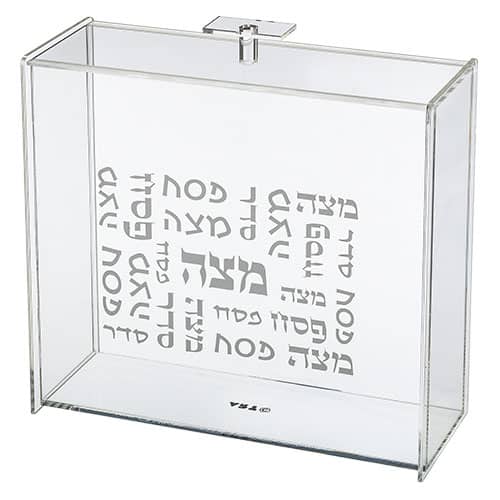 Clear Lucite Stand for Matzah 23*21 cm