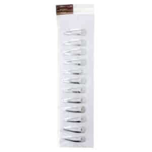 Extra Durable Kippah Clips (12 pcs)- Silver