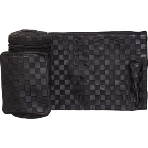 Leather- Like Thermal Tefillin & Tallit Protector Container "Tik-taf" 22 cm- Black