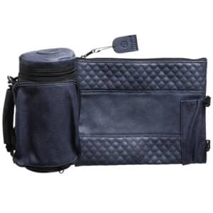 Leatherette Thermal Tefillin & Tallit Protective Case "Tik-taf" 22 Cm-navy - Dark Blue