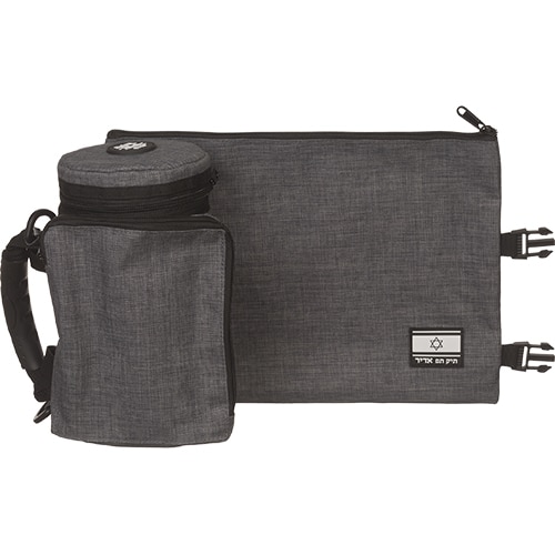 Dark Gray Teffilin Case"tik-taf" 23 cm