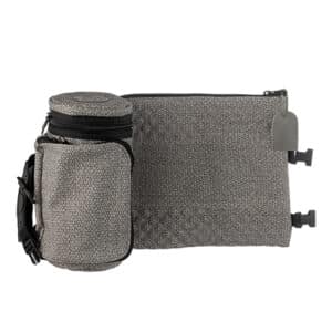Leatherette Thermal Tefillin & Tallit Protective Case "Tik-taf" 22 cm - Black