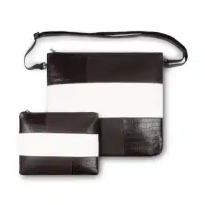 Leather Tallit & Tefillin Set 33x37 cm - Brown