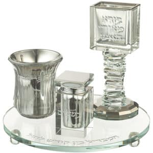 Crystal Havdala Set 20 cm