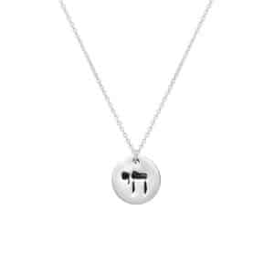 Necklace 952 Silver Plated- "Chai"