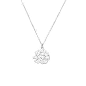 Necklace 952 Silver Plated- "Shma Israel"