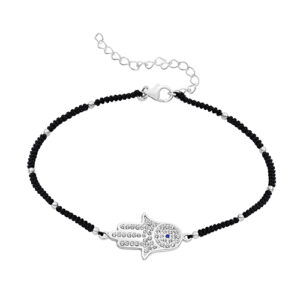 Bracelet 925 Silver Plated - "Hamsa"