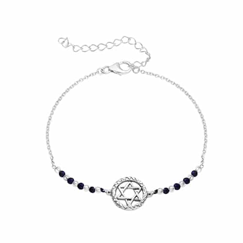 Bracelet 925 Silver Plated - "Magen David"