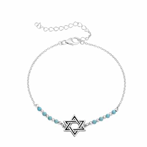 Bracelet 925 Silver Plated - "Magen David"