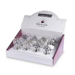 Full Display: Wine Cork 12pc Silver Color