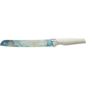 Printed Challah Knife 34 cm - "Shabbat and Holidays"