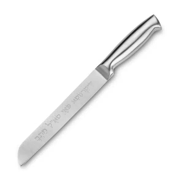 Stainless Steel Knife Smooth Blade, 32 cm - Silver, Purple