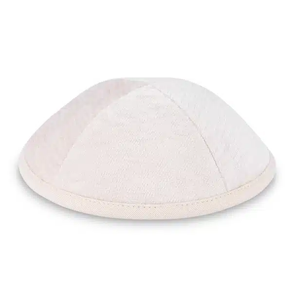 Fabric Kippah 17 cm - Off White