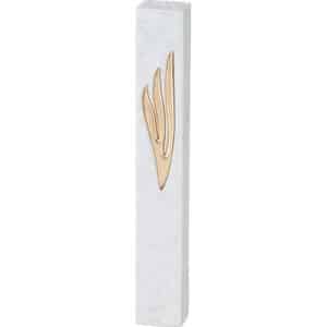 Polymer "Concrete" Mezuzah 15 cm, Stone - Like - Gold