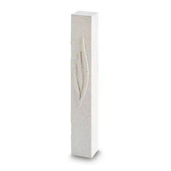 Polymer "Concrete" Mezuzah 20 cm, Stone - Like, Gray Color