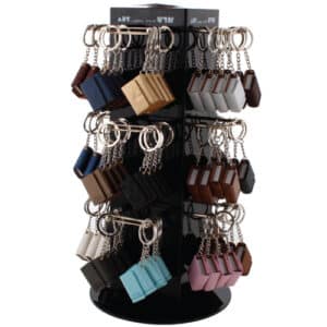 Full Display- Tehillim Keyholder Silver with Magnet 3.5cm (96) - Assorted Colors