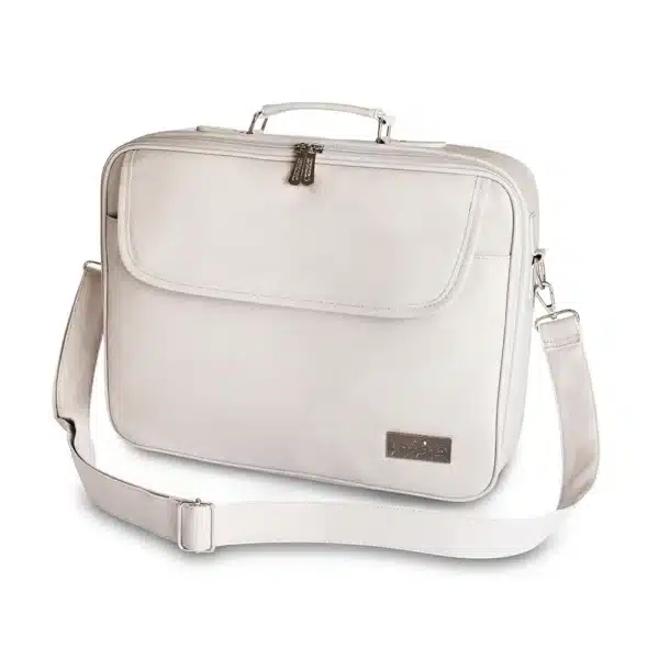 Leatherette big Fabric Talit 43*36 cm with Handle - Stone color