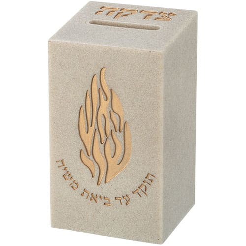 Polymer Tzedakah Box 13 cm
