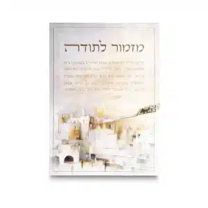 CANVAS PICTURE Jerusalem "Mizmur Le Toda" 35X25 cm