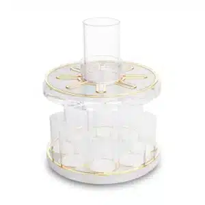 Perspex Wine Divider 21 cm with 8 Small Cups
