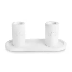 Polymer "Concrete" Set: Candle Holders and Tray