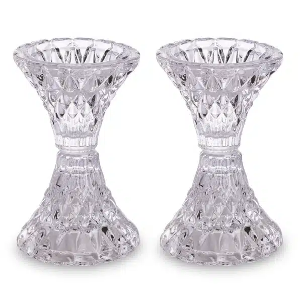 Glass Candlesticks 10 cm