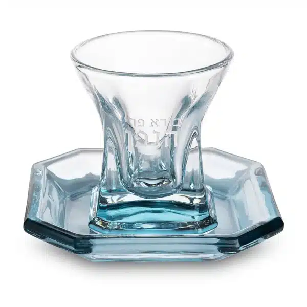 Crystal Kiddush Cup without Leg 9 cm contain 100ml / 3.4oz